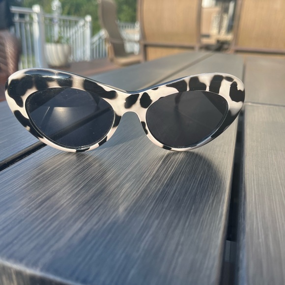 Versace Accessories - Versace cow print sunglasses trendy! cute
